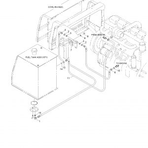 HOSE-FUEL 11EM-52350 