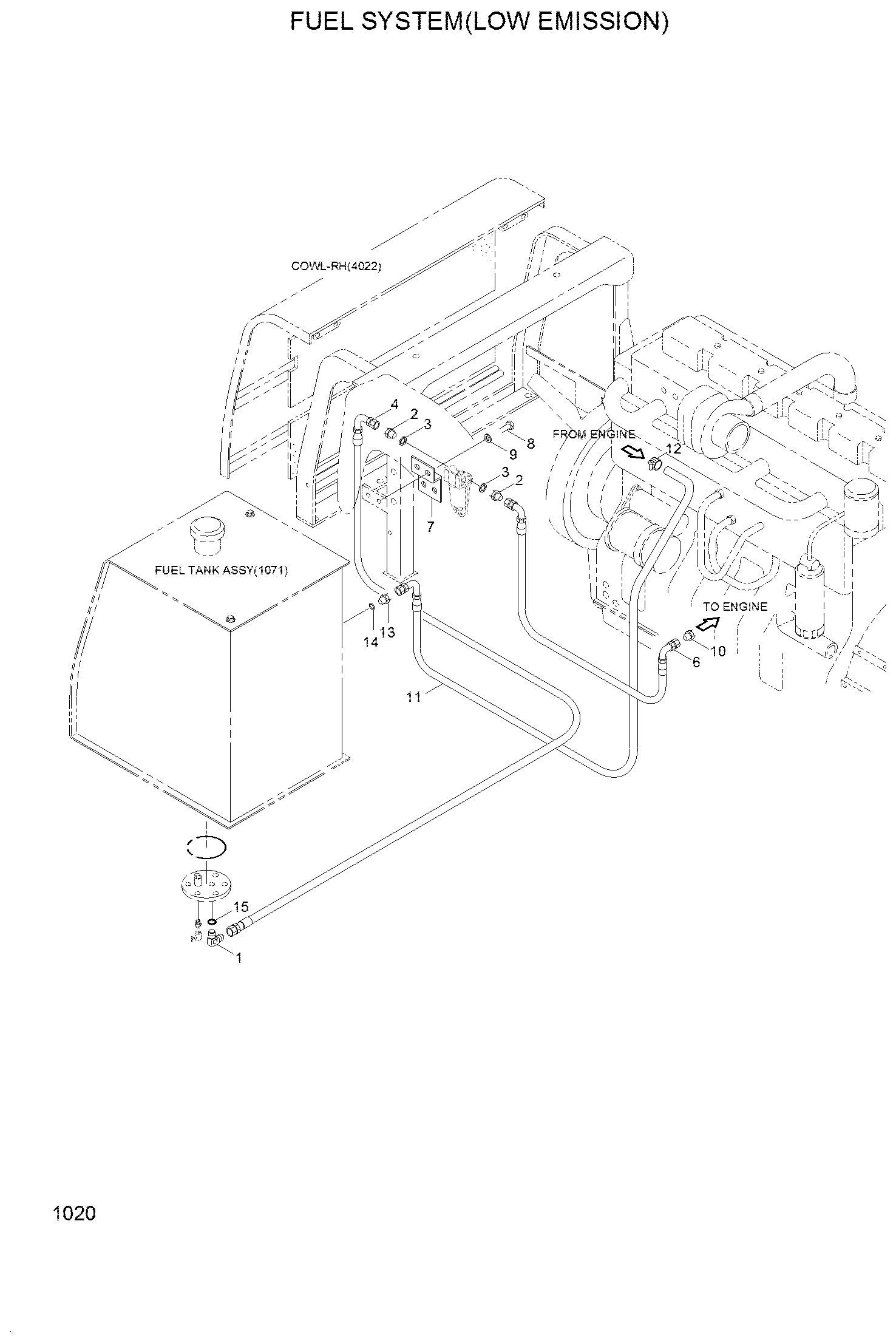 HOSE-FUEL 11EM-52350