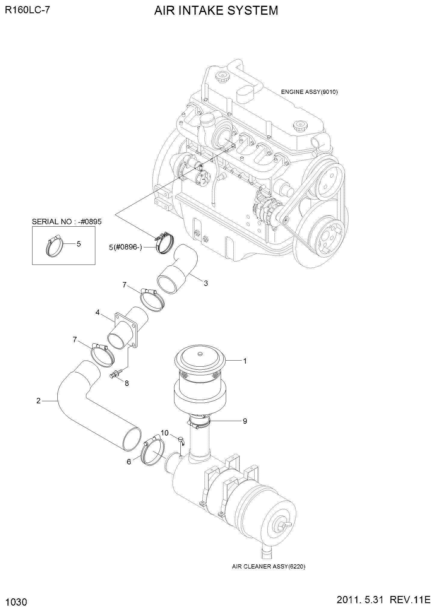 РВД HYUNDAI 11N5-20040