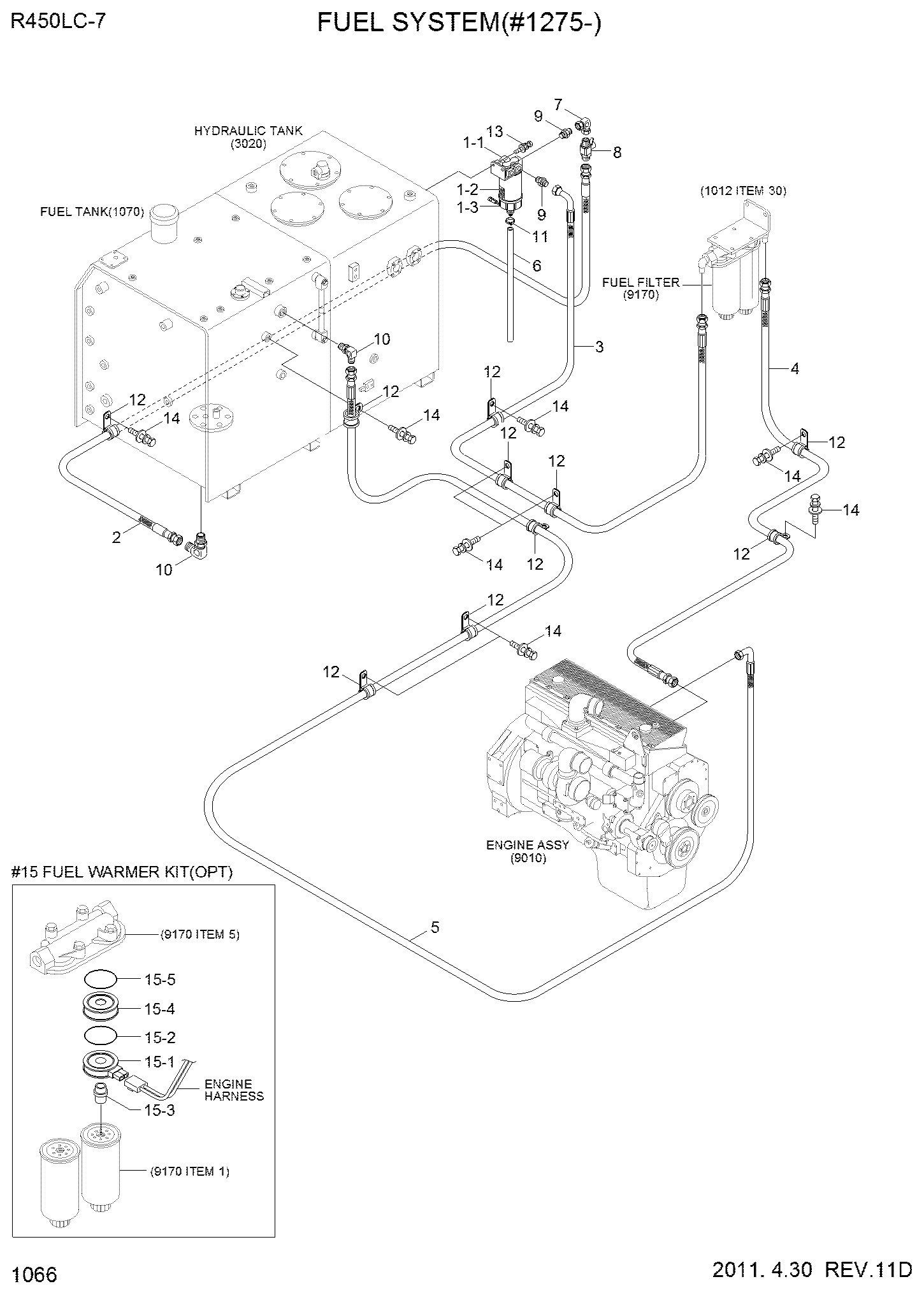 ШЛАНГ HYUNDAI 11QB-50060