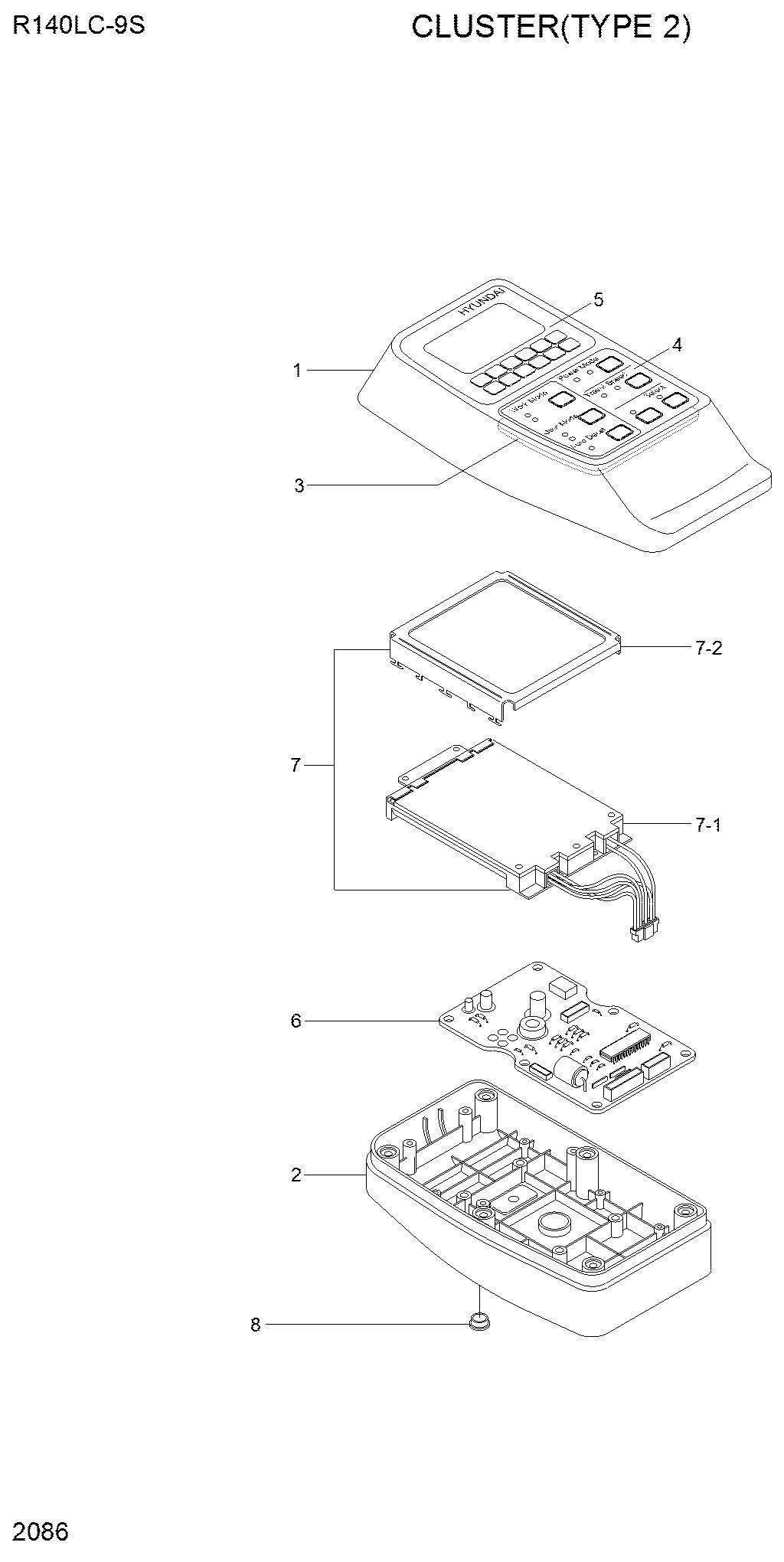 DECAL-LCD 21N8-37100