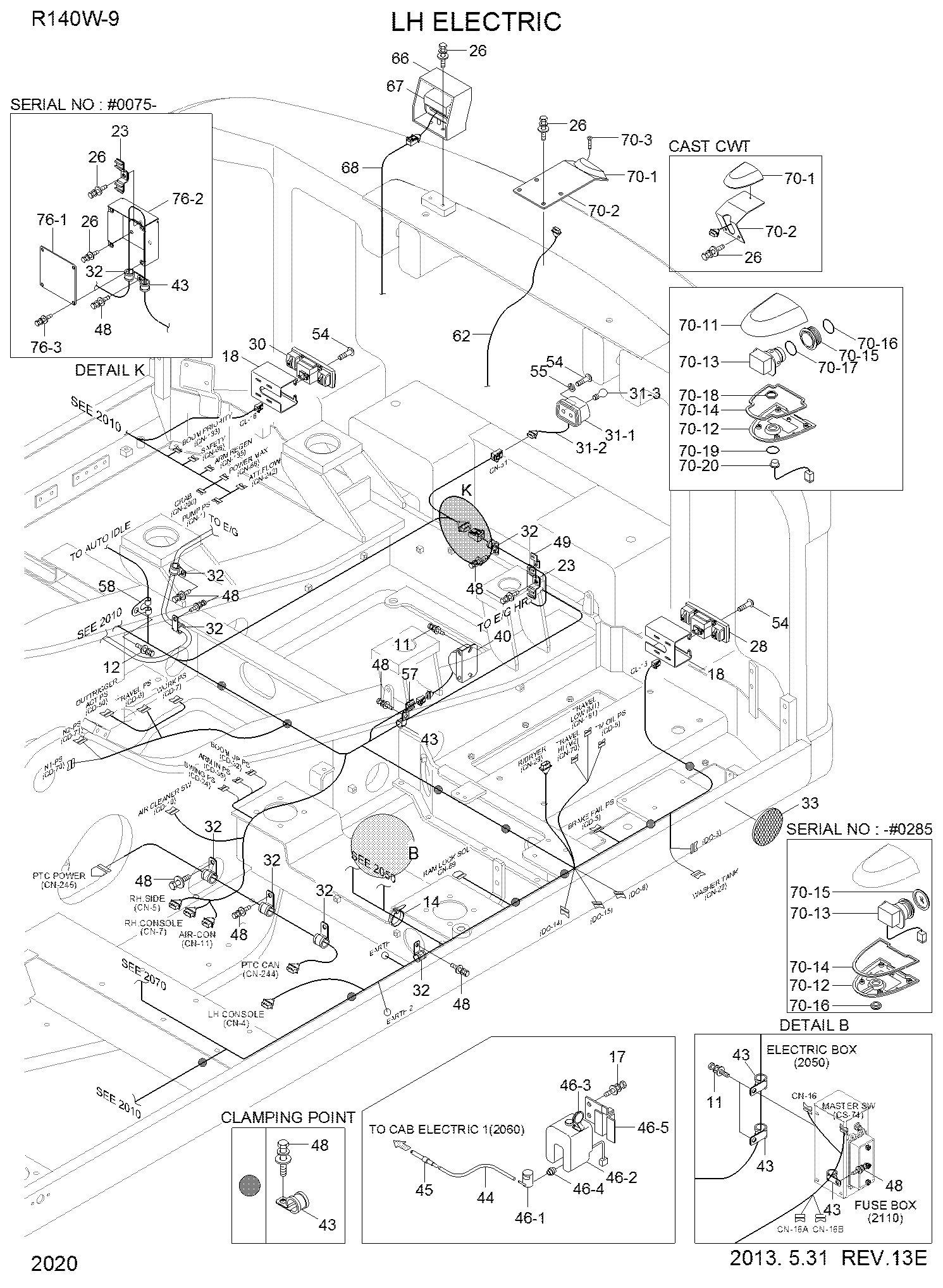 BRACKET-COMBI LAMP 21Q4-30201