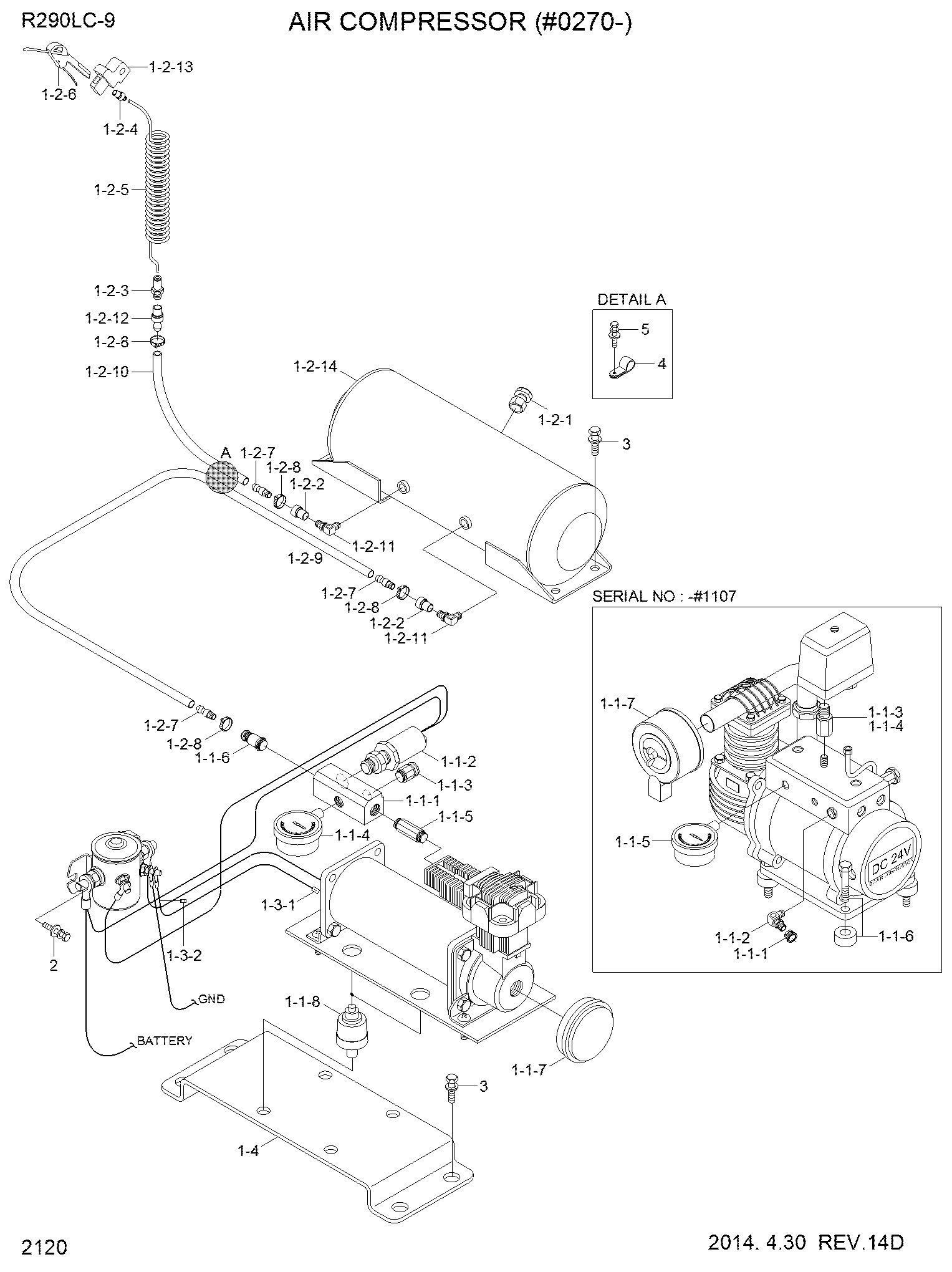 AIR COMPRESSOR SET 21Q8-90611