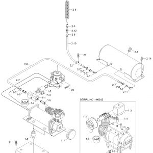 AIR COMPRESSOR SET 22Q6-90510 