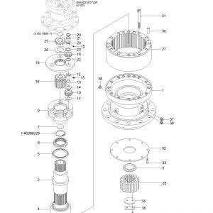 SWING REDUCTION GEAR (TYPE 1) 