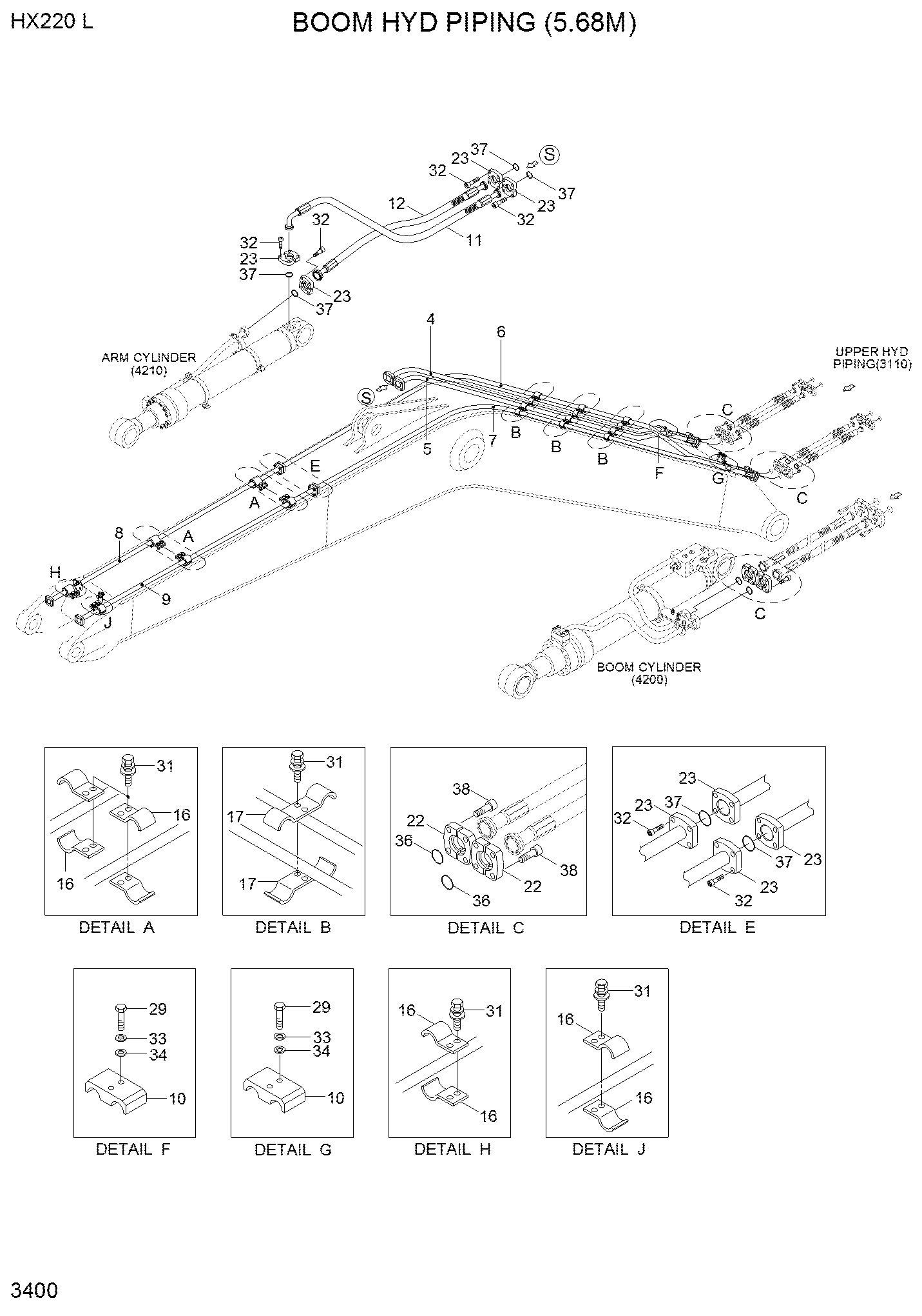 ШЛАНГ HYUNDAI 31Q6-55920