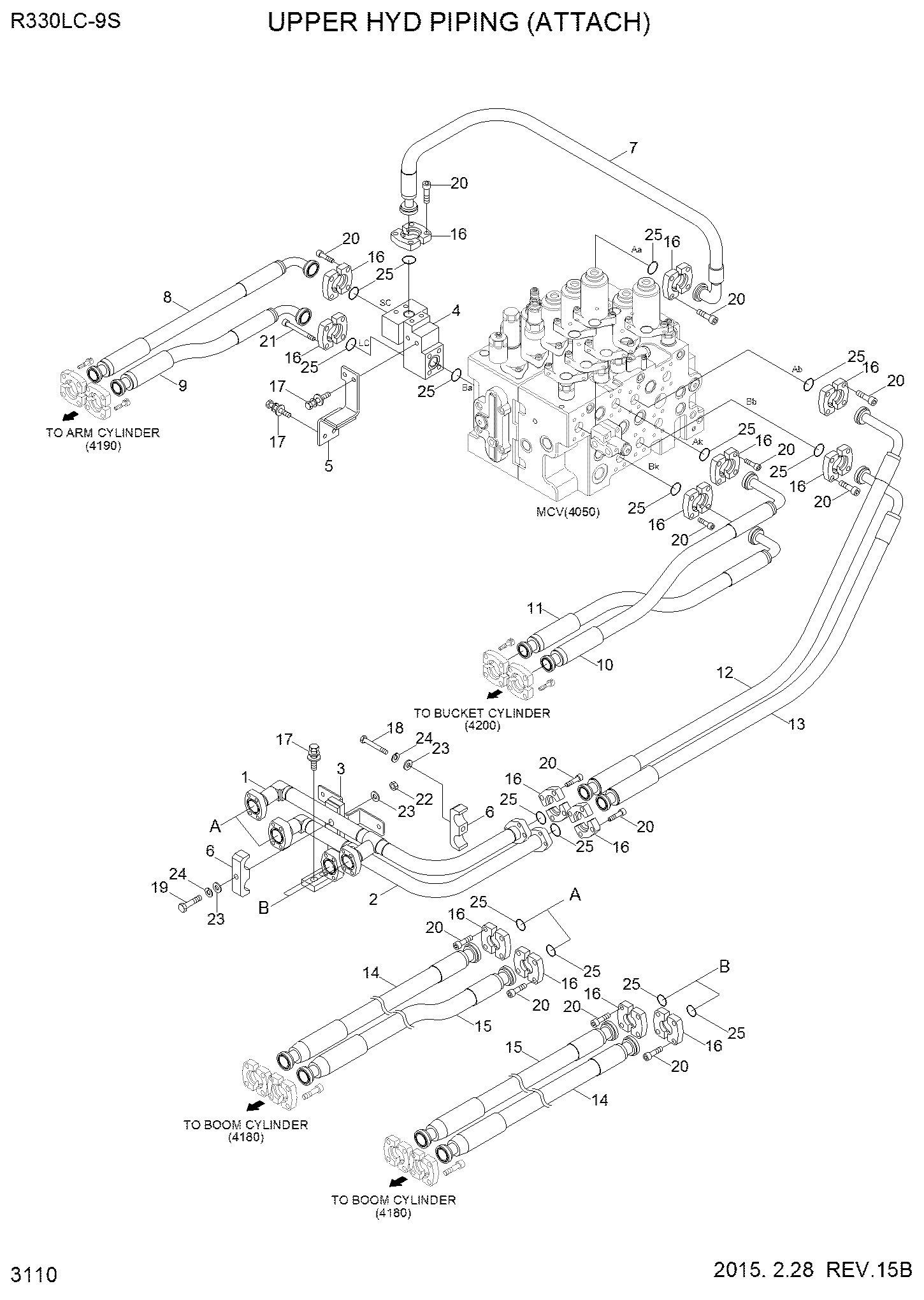 HOSE ASSY-FLG(0X0) 31Q9-15310