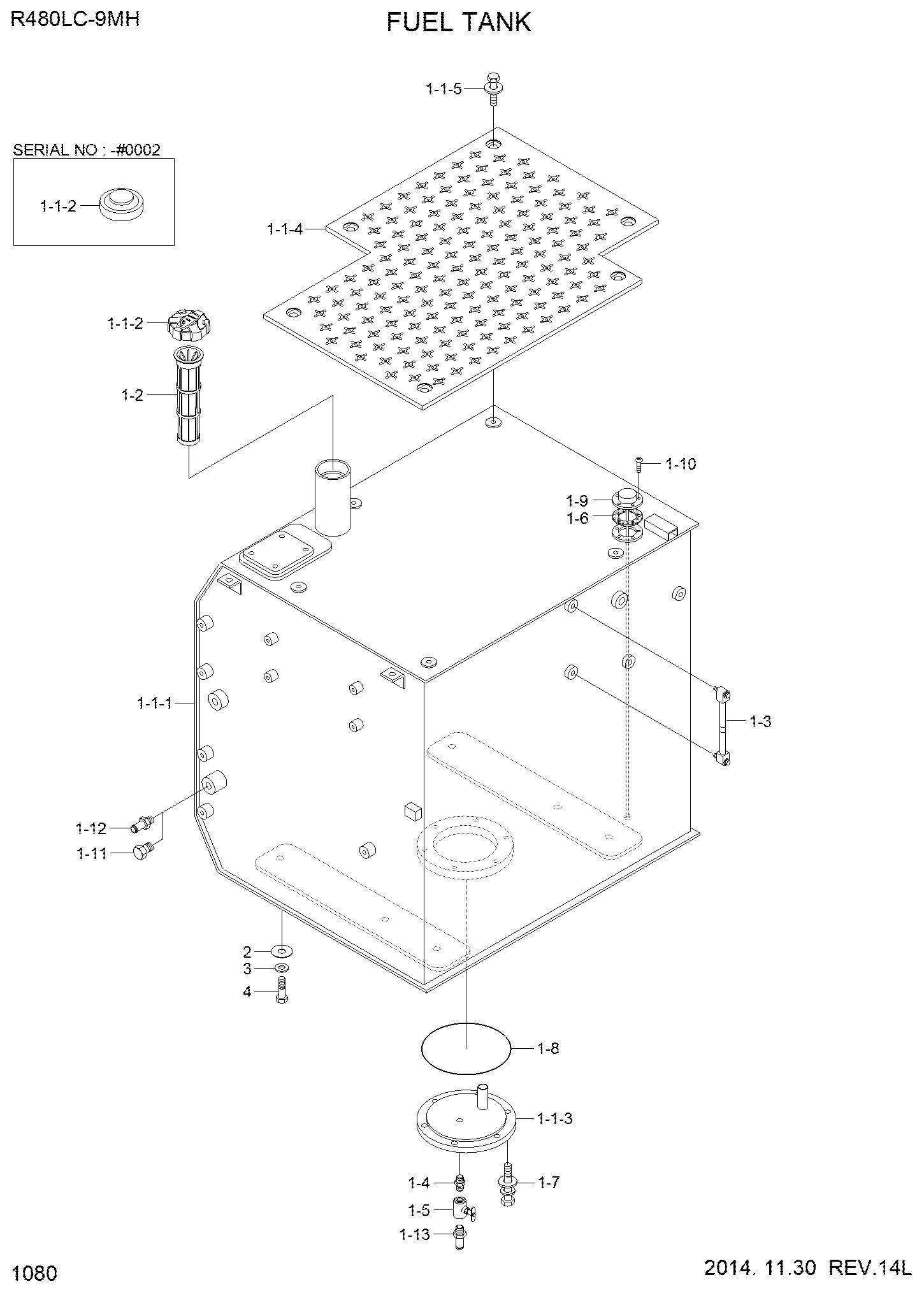 FUEL TANK WA 31QB-02024