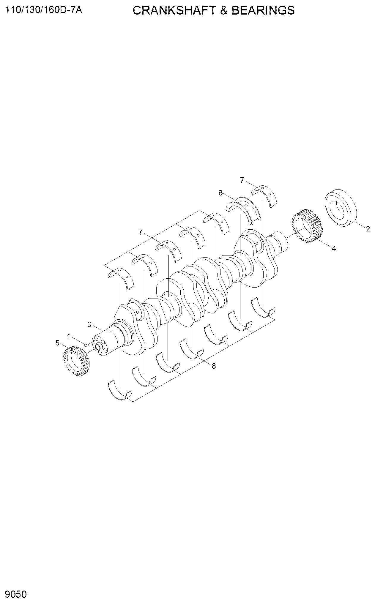 MAIN BEARING SET 4955862
