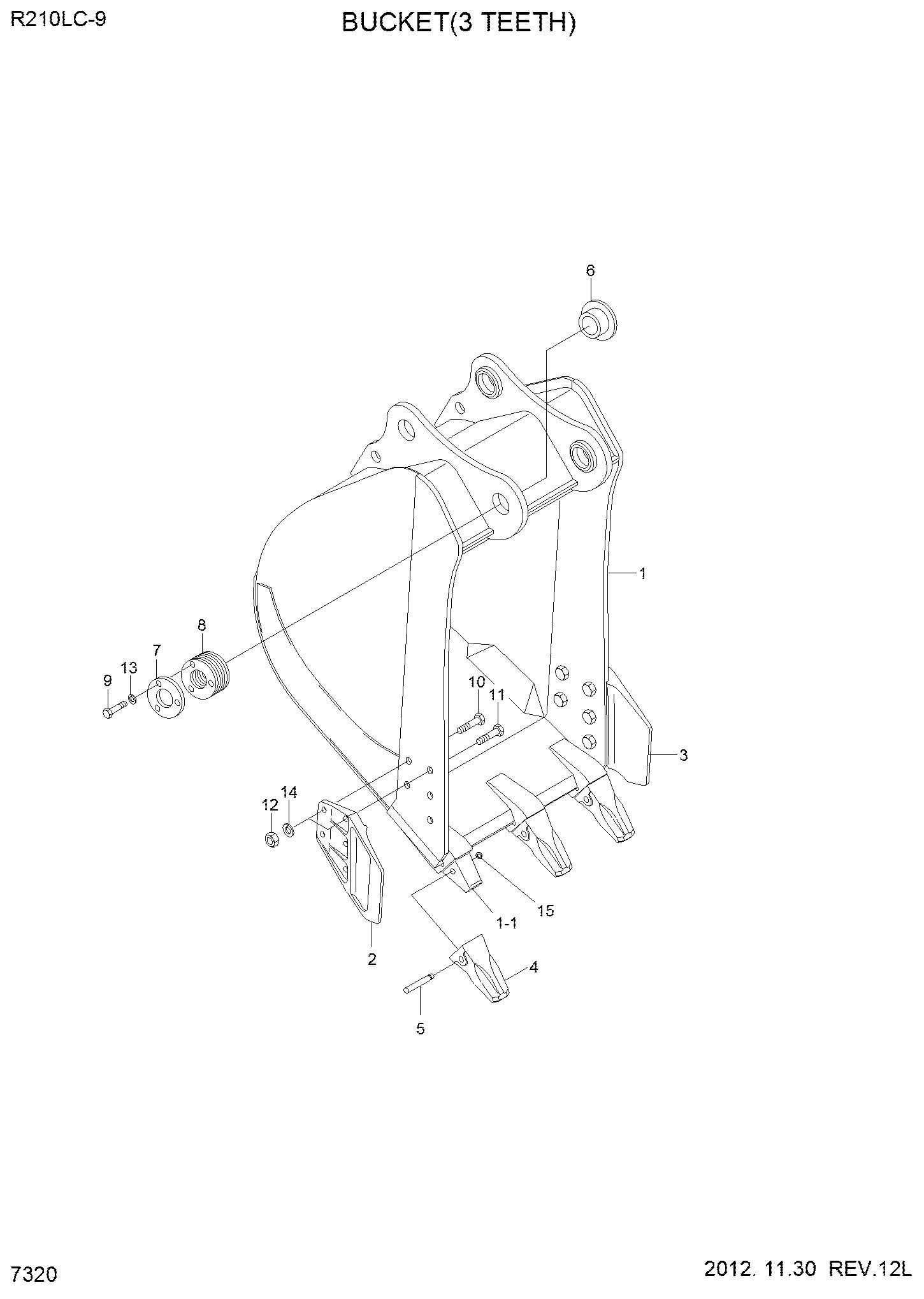 BUCKET WA 61Q6-32011
