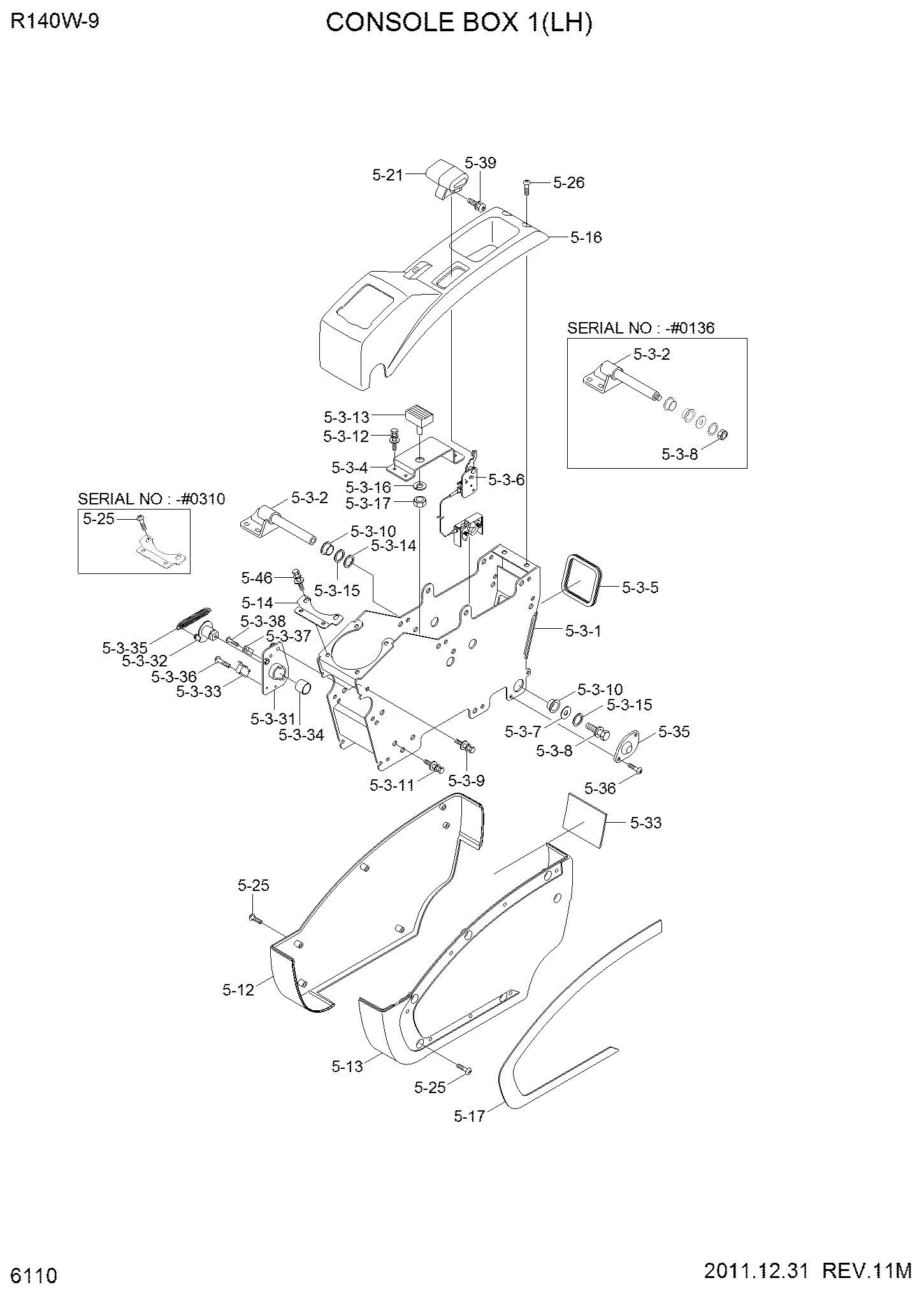 CONSOLE FRAME ASSY-LH 71Q4-23670