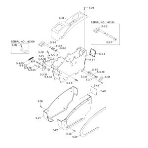 CONSOLE FRAME ASSY-LH 71Q6-23680 