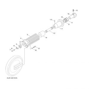 ПРУЖИНА НАТЯЖИТЕЛЯ HYUNDAI 81N8-14120 