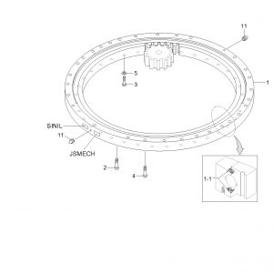 BEARING-SWING 81Q6-01021 