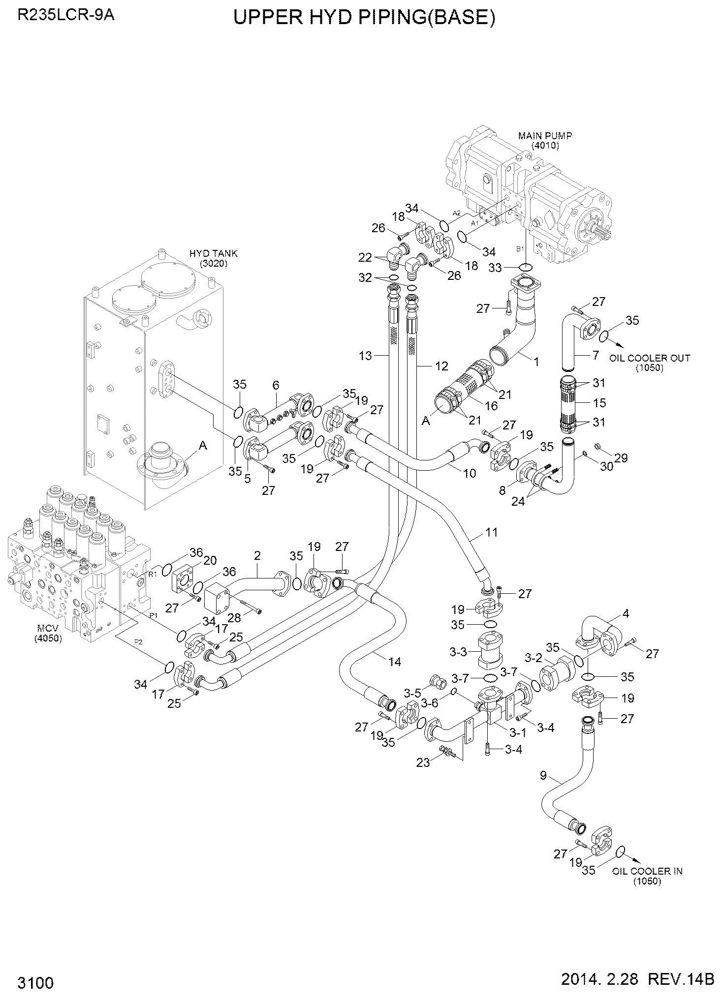 ШЛАНГ РЕЗИНОВЫЙ HYUNDAI P760-102040