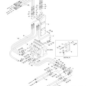 HOSE ASSY-ORFS 0X0 P913-168033 