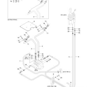 HOSE ASSY-ORFS 0X90 P930-042057 