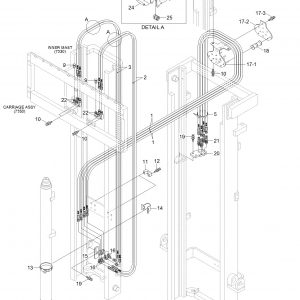 4-SPOOL HYD PIPING (TS-MAST) 