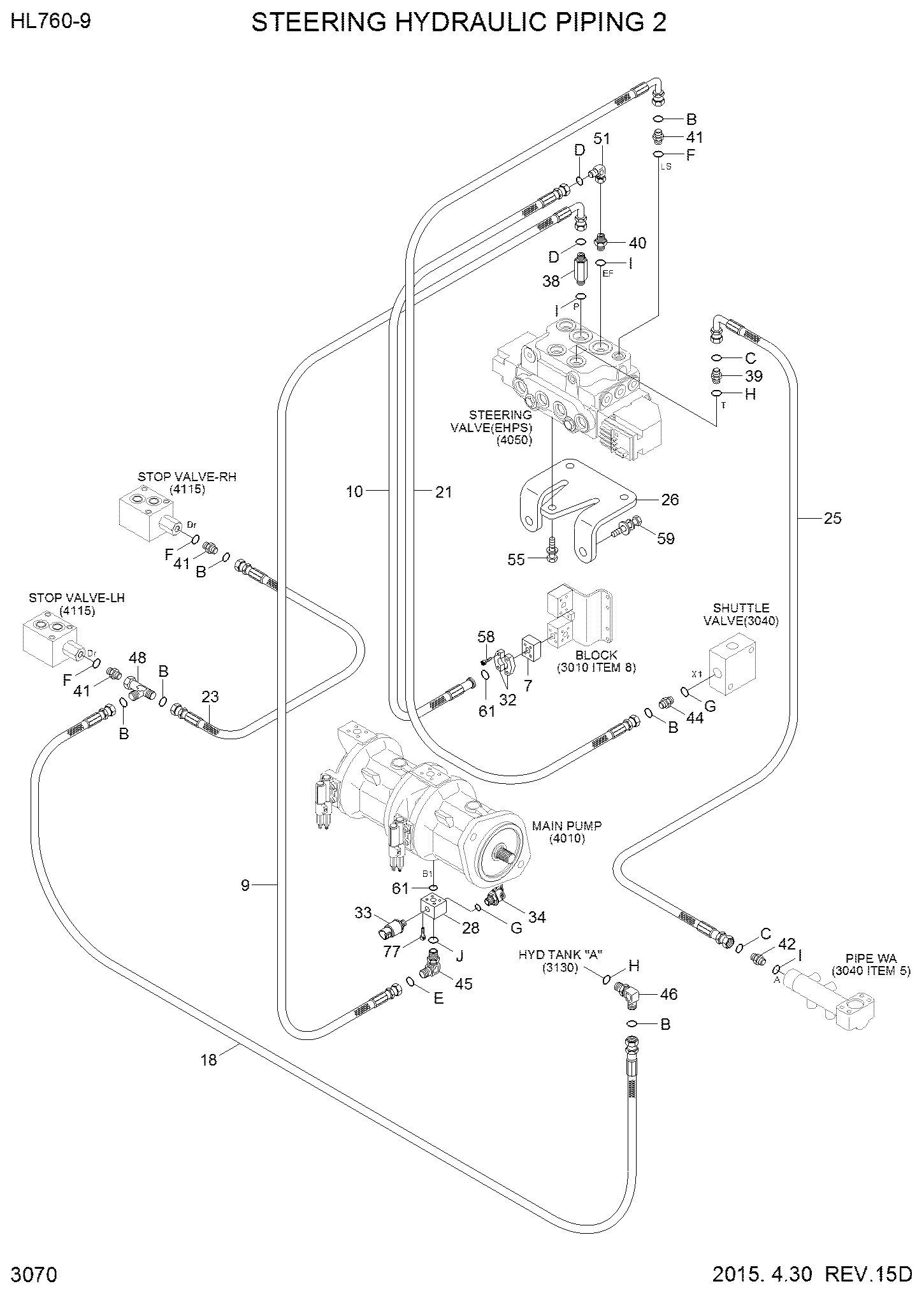 HOSE ASSY-ORFS 0X90 P930-062042