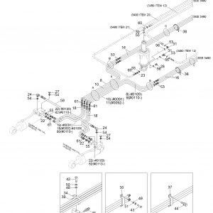 LOWER HYD PIPING 1(F/BLD R/BLD 