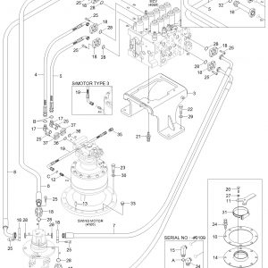 ШЛАНГ ГИДРАВЛИЧЕСКИЙ HYUNDAI P950-167318DS 