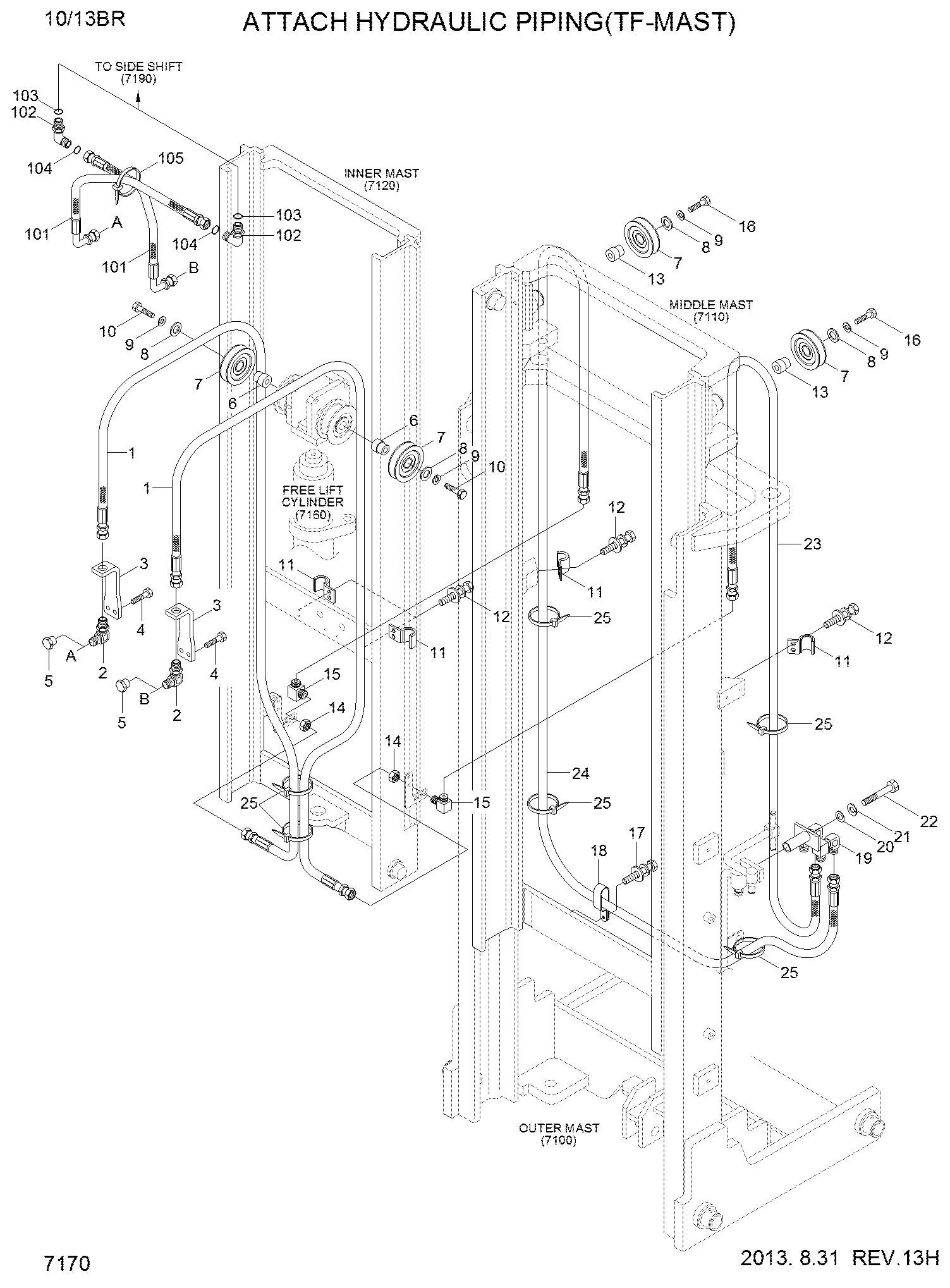 БОЛТ С ШЕСТИГРАННОЙ ГОЛОВКОЙ HYUNDAI S017-120906