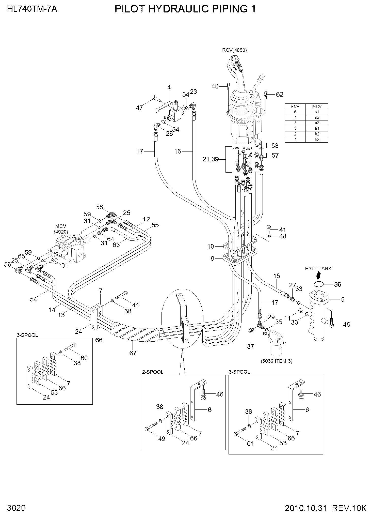 РВД HYUNDAI X400-042054