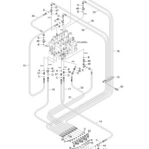 PILOT HYD PIPING (CONTROL 2) 