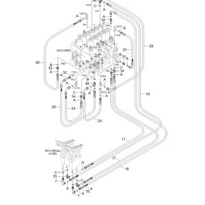 PILOT HYD PIPING (BASE 3) 