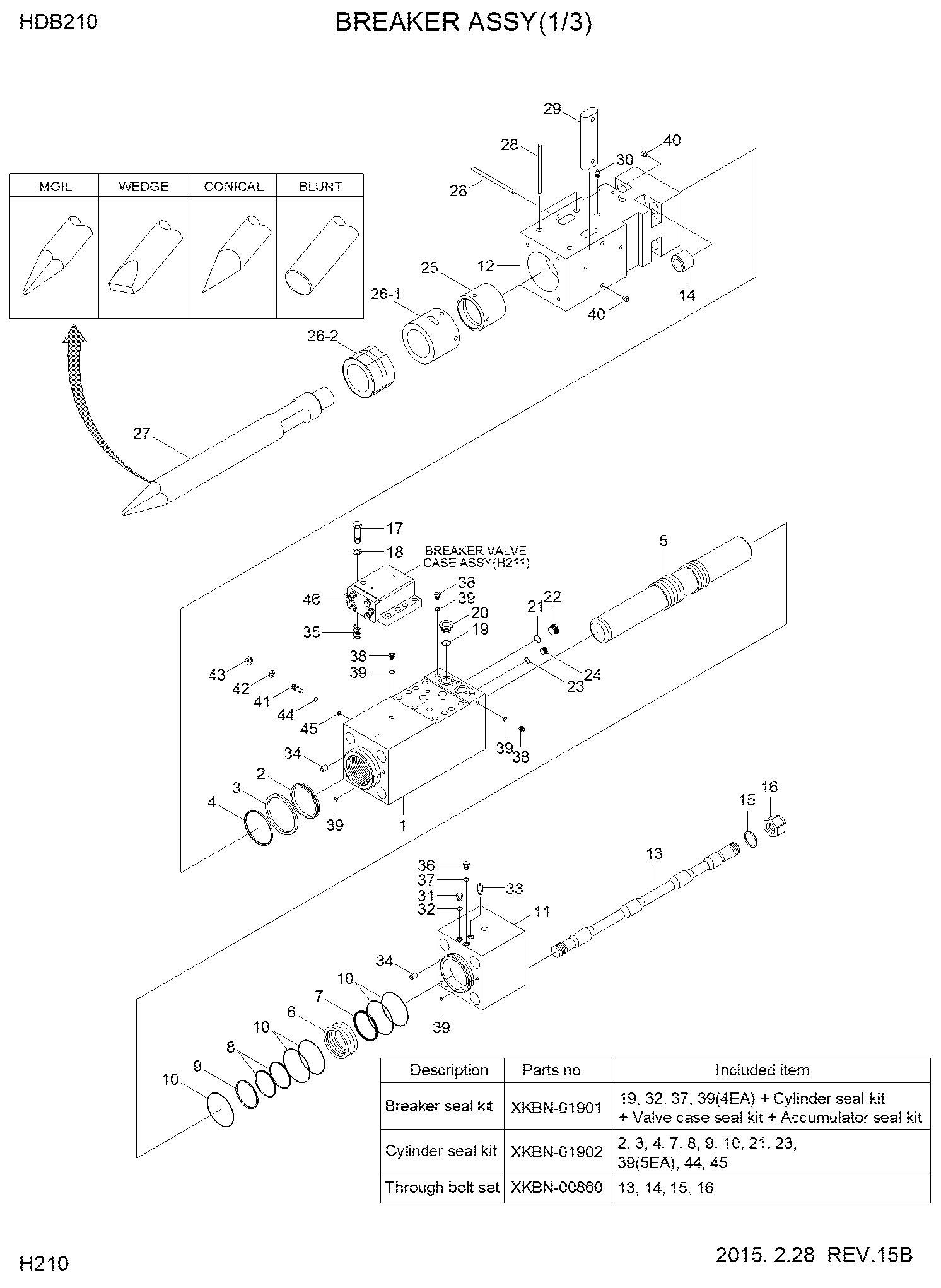 CHISEL-CONICAL XKBN-01899