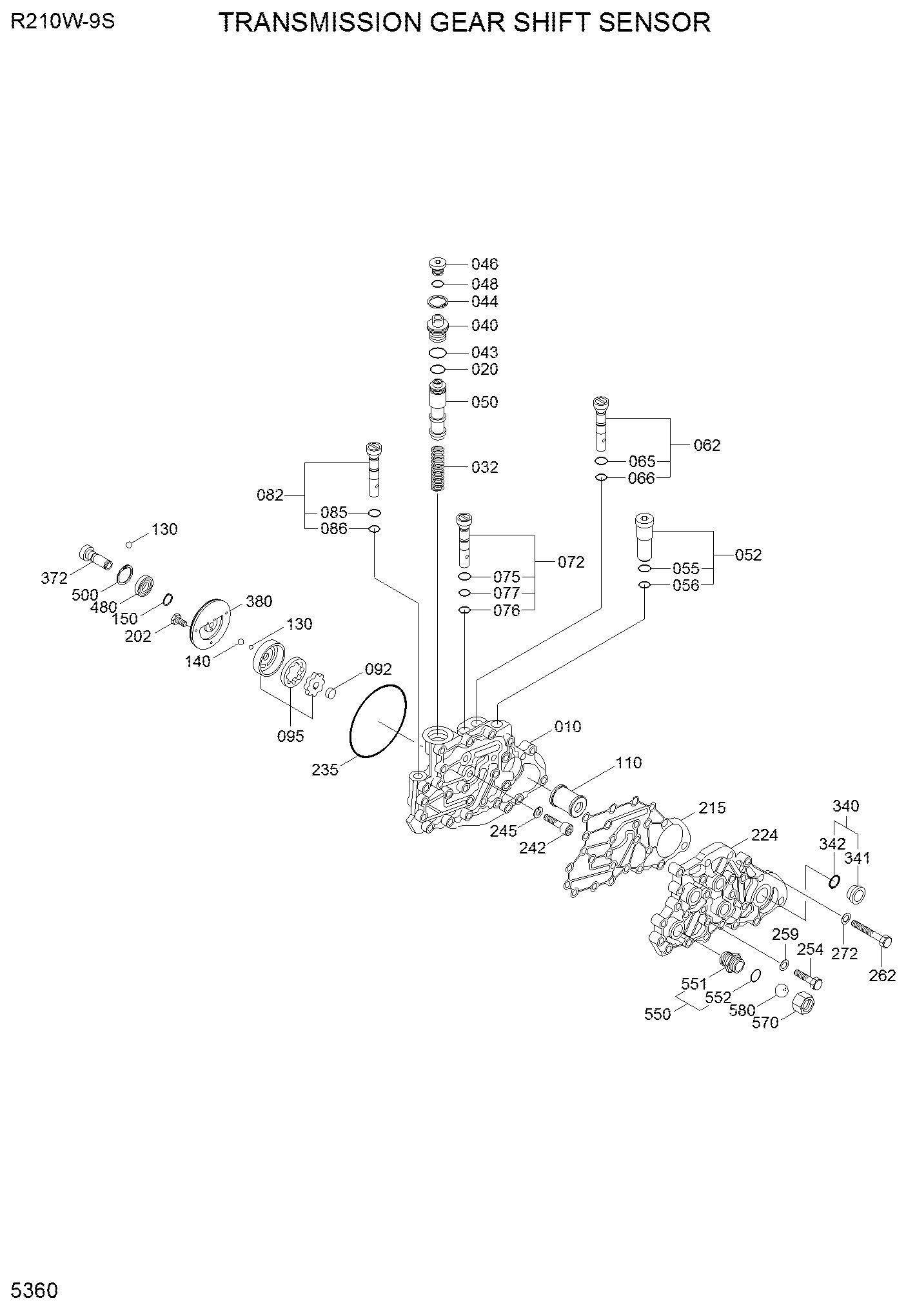 GEAR SHIFT SENSOR 2 ZGAQ-02405