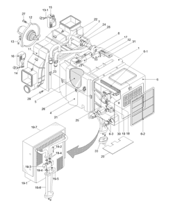 МОТОР ОТОПИТЕЛЯ ЭЛЕКТРИЧЕСКИЙ HYUNDAI 11N6-90810 