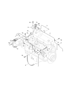 ЭЛЕКТРОПРОВОДКА ДВИГАТЕЛЯ HYUNDAI 21N5-10022 