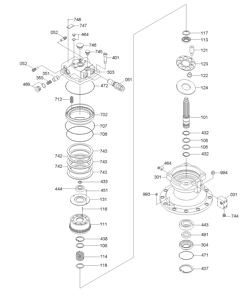 ГИДРОМОТОР ПОВОРОТА HYUNDAI 31Q8-10130 
