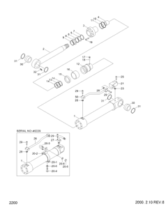 Р/К ГИДРОЦИЛИНДРА АУТРИГЕРА HYUNDAI 31Y1-14200 