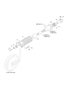 НАТЯЖИТЕЛЬ ГУСЕНИЦЫ В СБОРЕ HYUNDAI 81N8-14011 