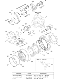 УПЛОТНЕНИЕ ПЛАВАЮЩЕЕ HYUNDAI XKAH-01012 