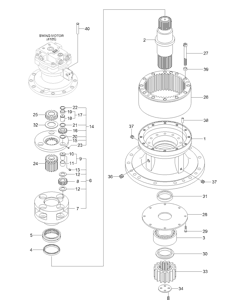 ШЕСТЕРНЯ HYUNDAI XKAQ-00456 