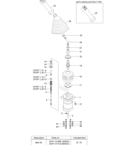ДЖОЙСТИК ПРАВЫЙ HYUNDAI XKAY-01852 