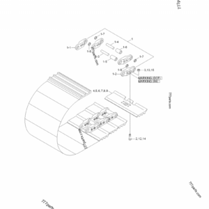 ТРАК ГУСЕНИЦЫ 800ММ HYUNDAI 81N6-24560 