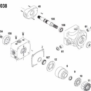 Гидромотор Sauer Danfoss SPV18 