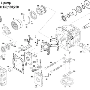 Аксиально-поршневой насос Danfoss 90R180 